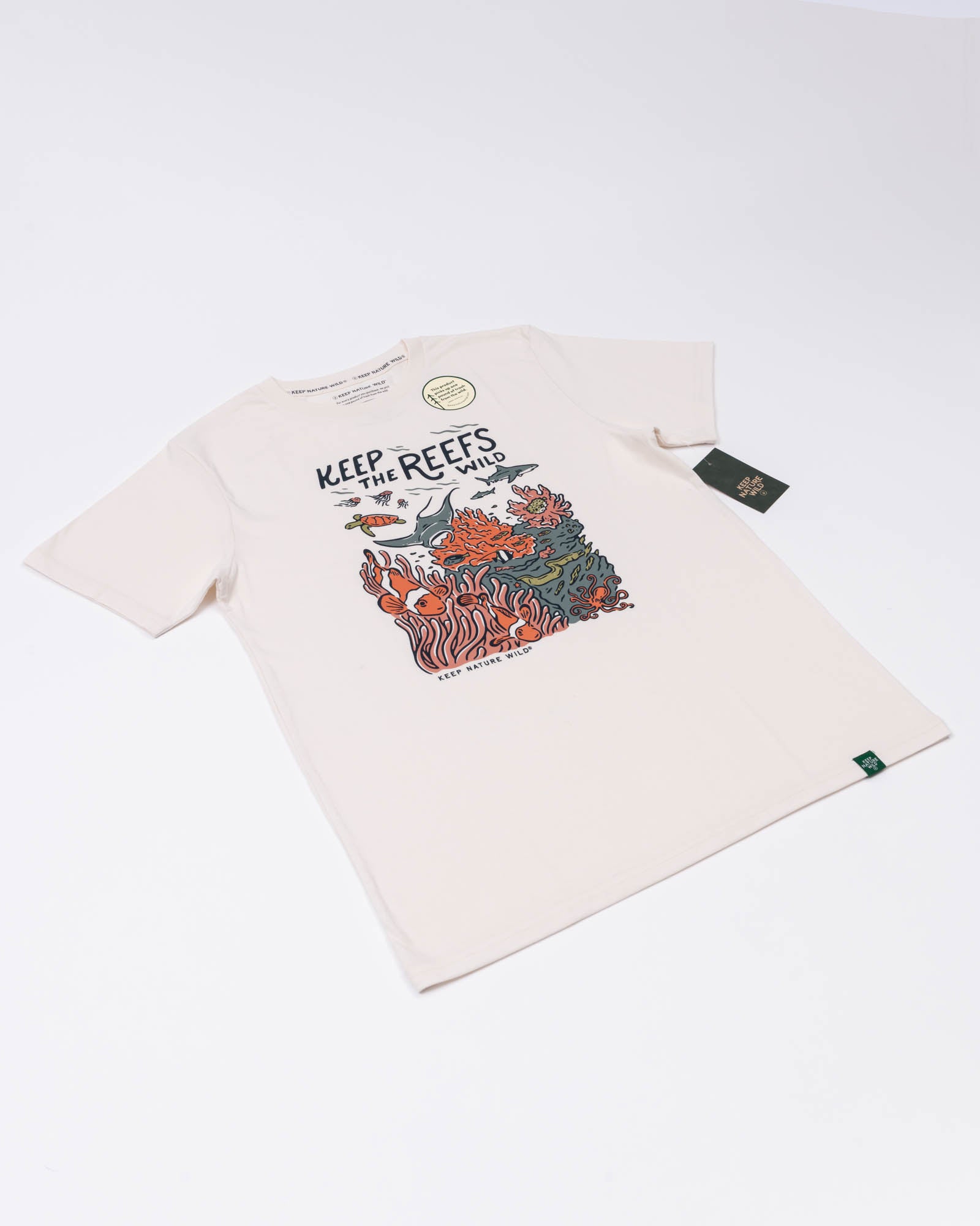 Wild Reefs Unisex Tee | Natural