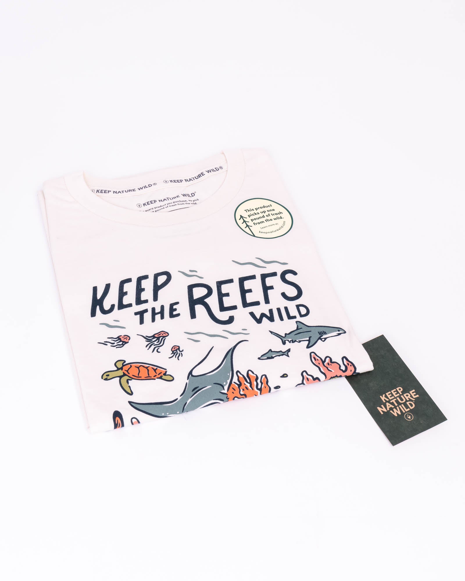 Wild Reefs Unisex Tee | Natural