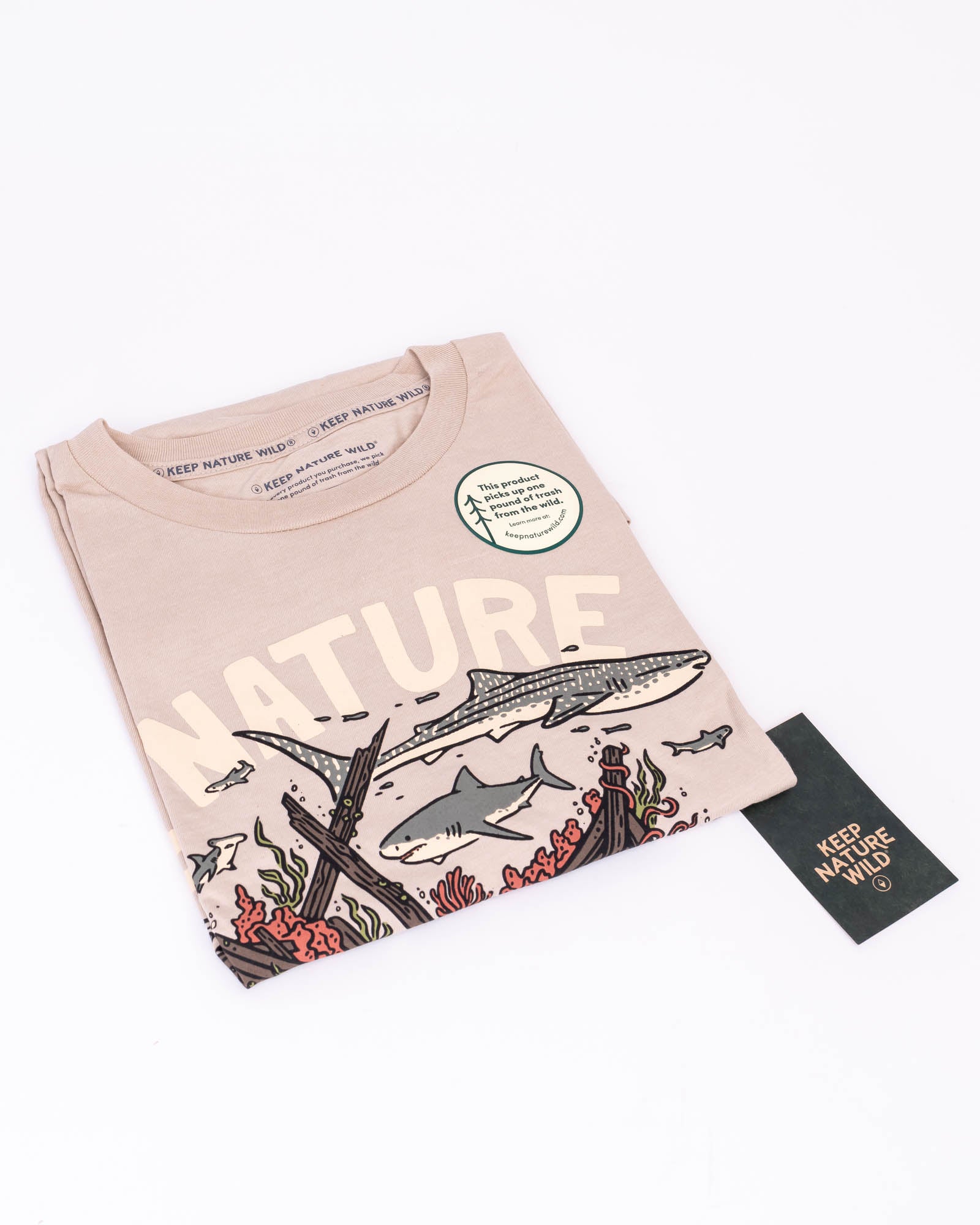 Nature Reclaims Unisex Tee | Heather Tan