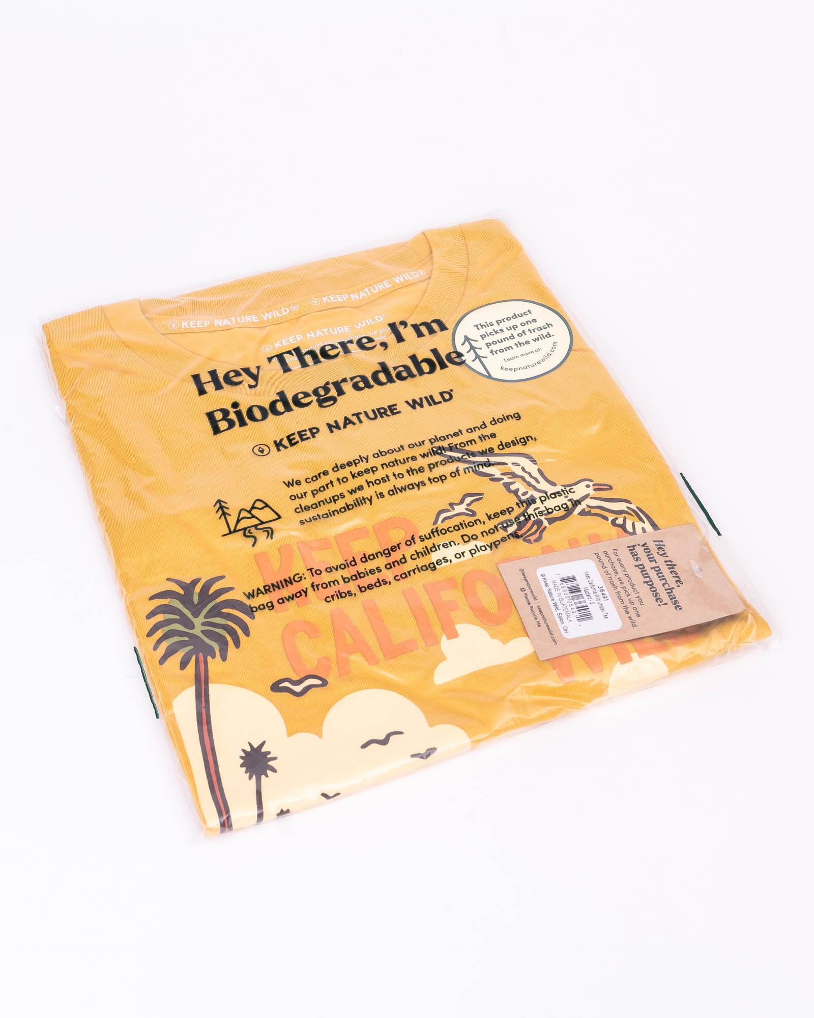 Keep California Wild Unisex Tee | Mustard
