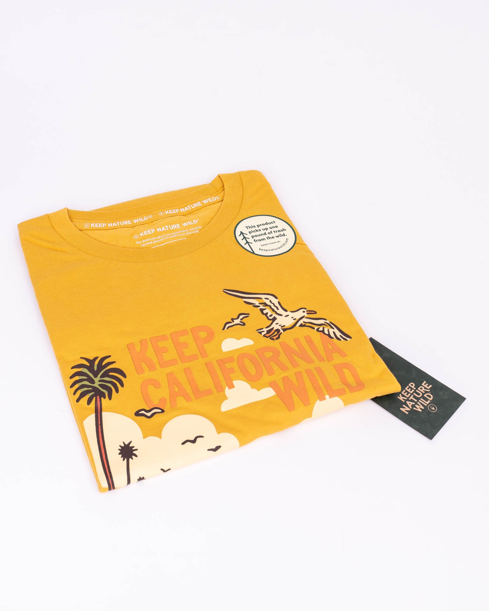 Keep California Wild Unisex Tee | Mustard