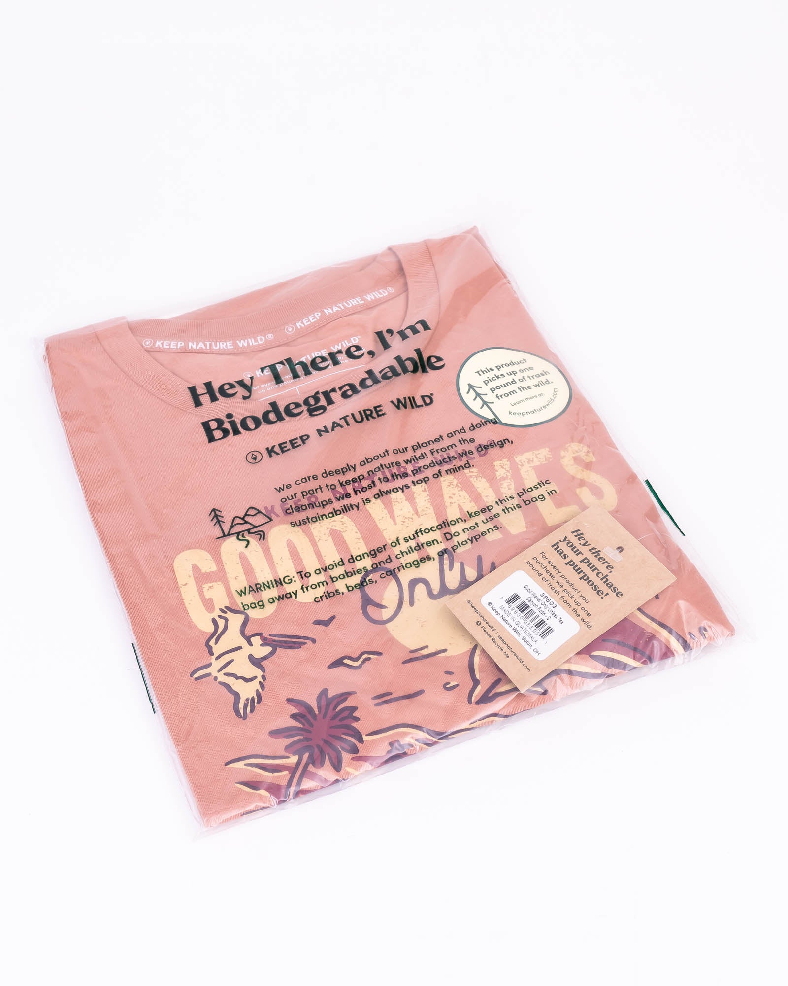 Good Waves Only Unisex Tee | Canyon Rose