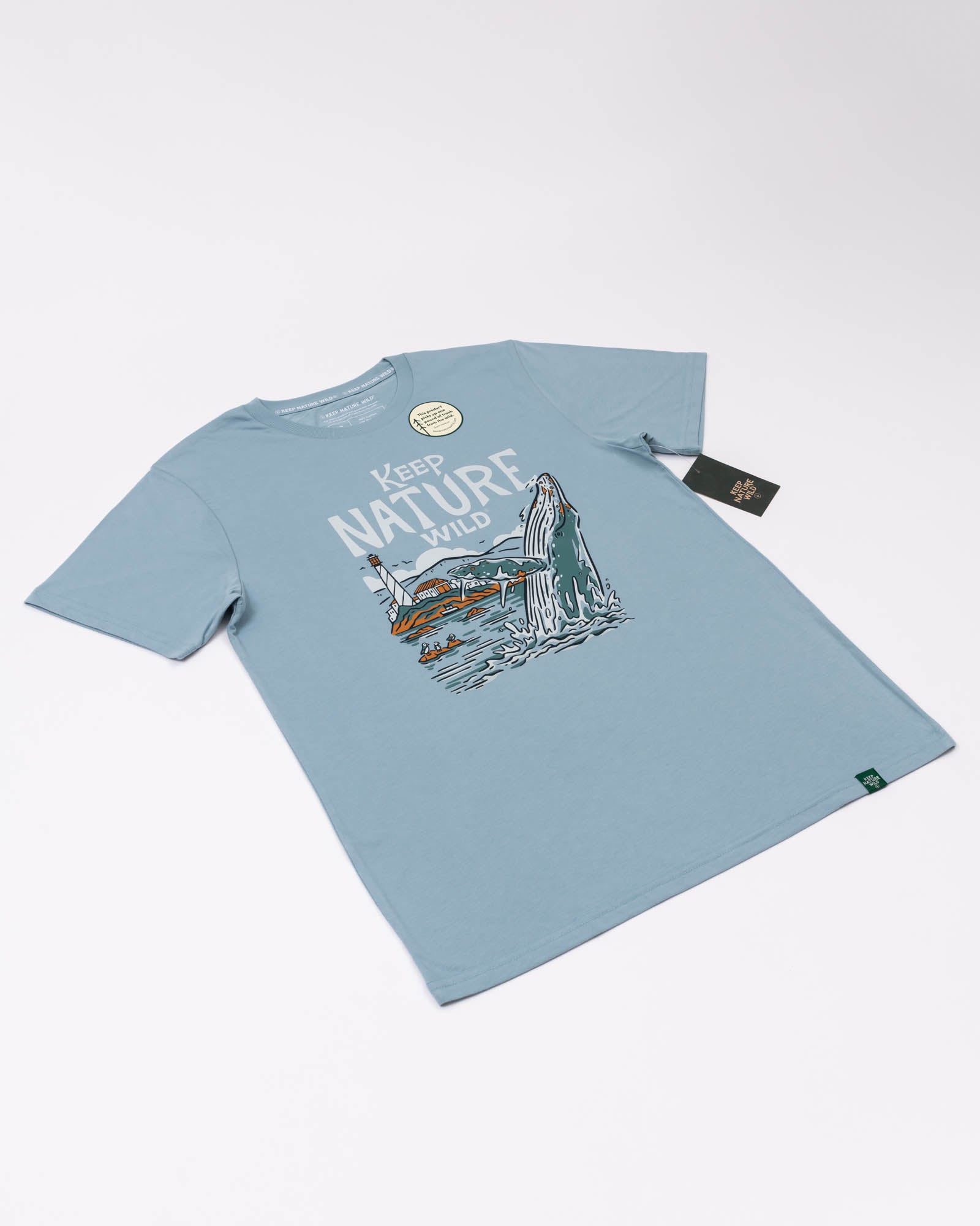 Wild Humpback Unisex Tee | Morning Mist