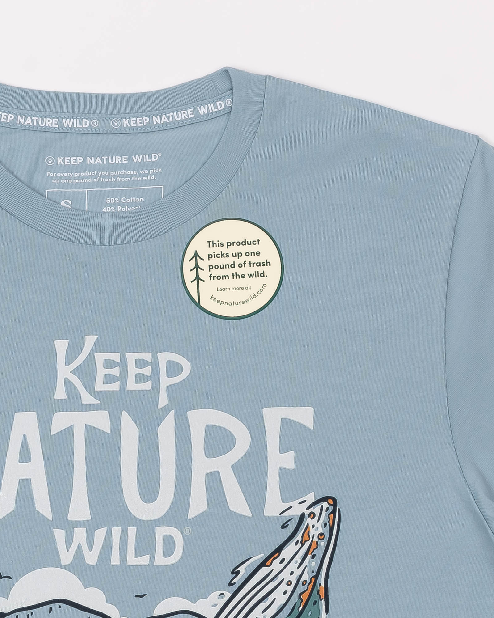 Wild Humpback Unisex Tee | Morning Mist