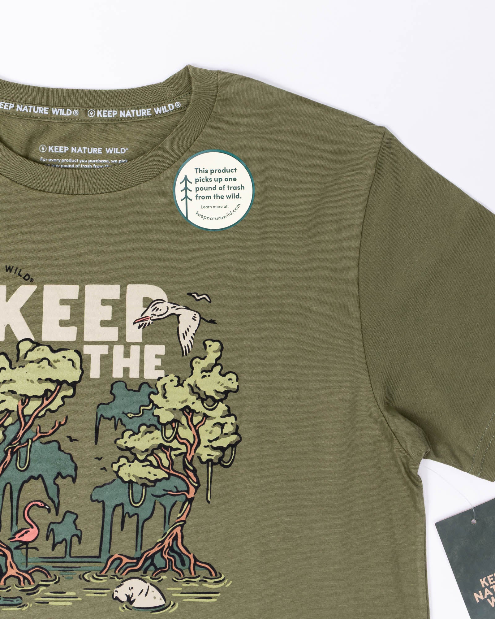 Wild Mangroves Unisex Tee | Olive