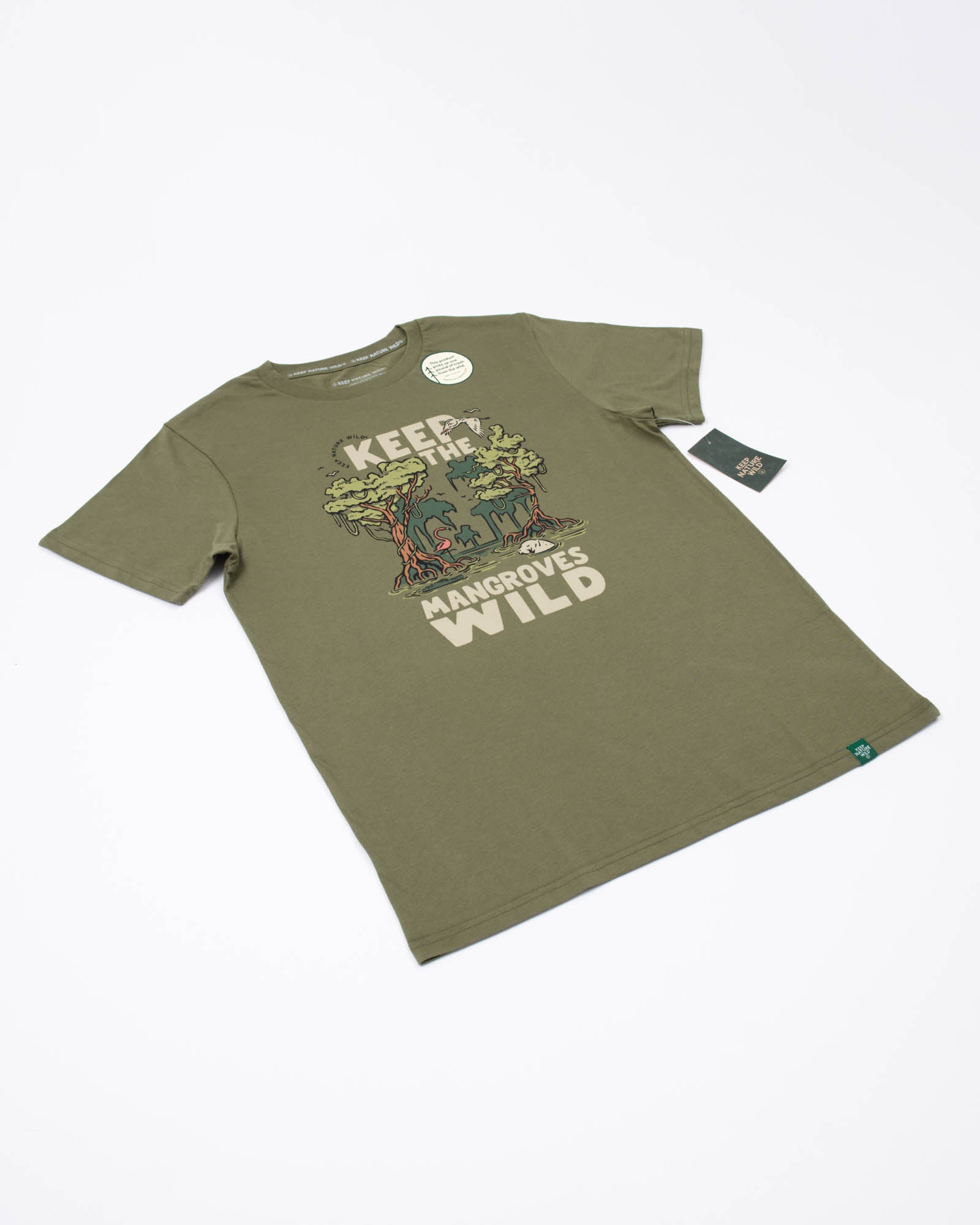 Wild Mangroves Unisex Tee | Olive