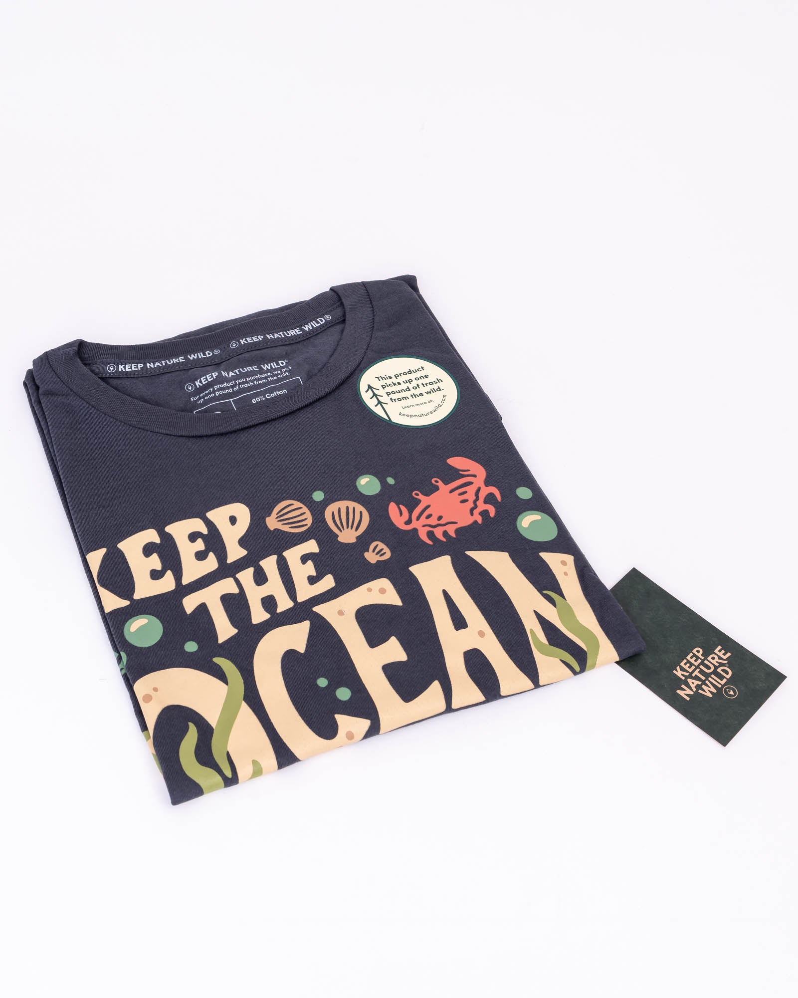 Wild Oceans Unisex Tee | Coal