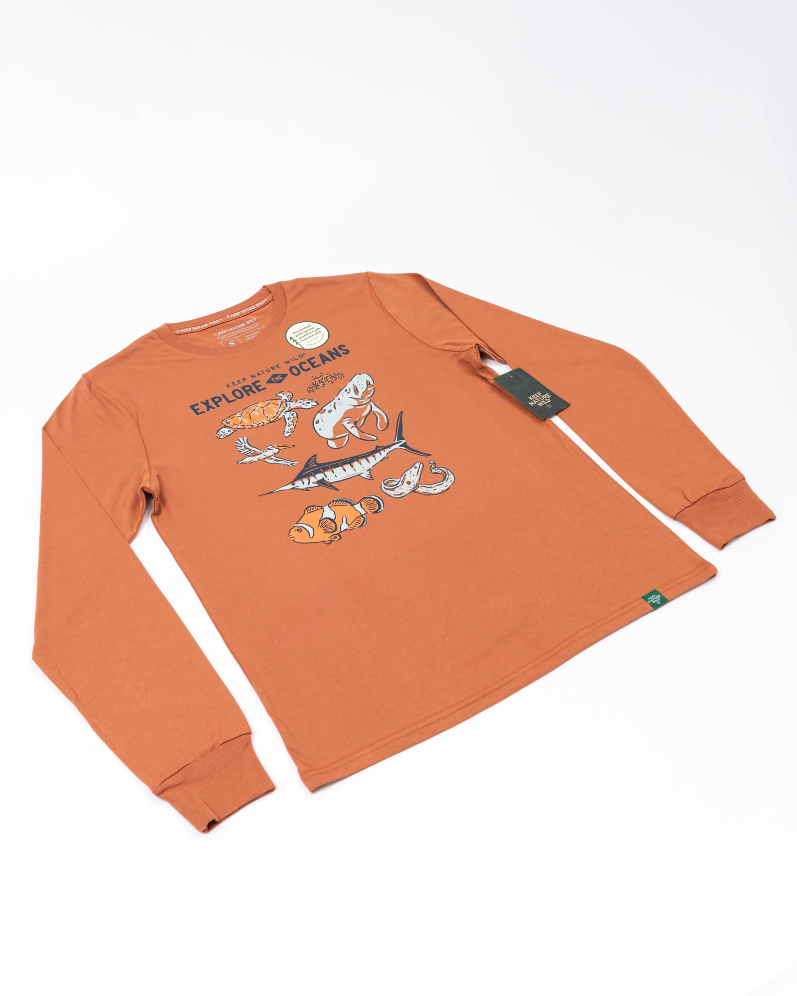 Nature Study Florida Unisex Long Sleeve Shirt | Redwood