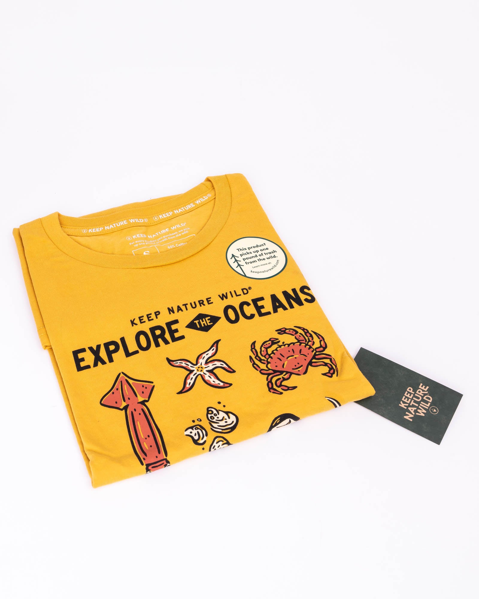 Nature Study East Coast Unisex Tee | Mustard
