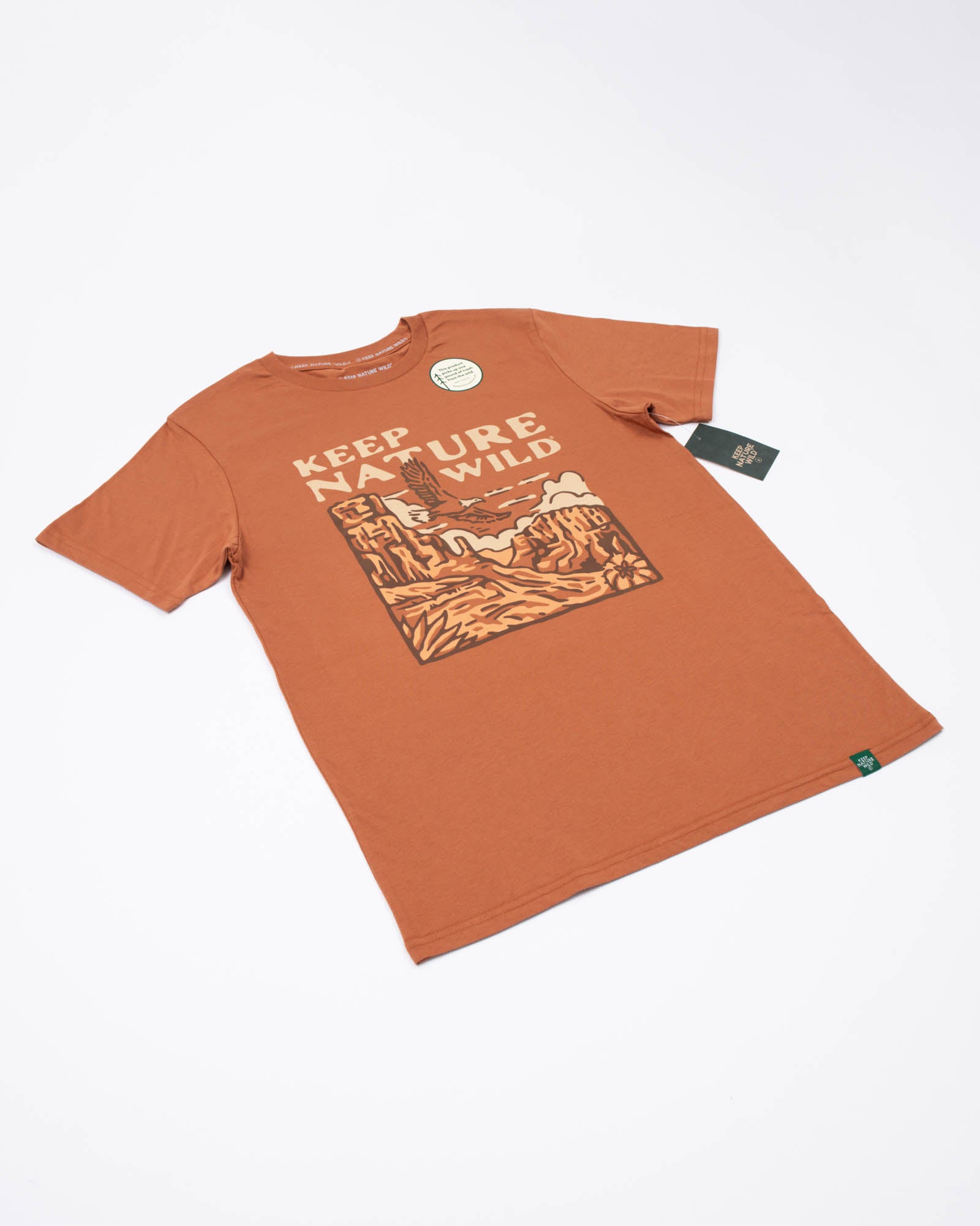 Wild Canyon Unisex Tee | Redwood