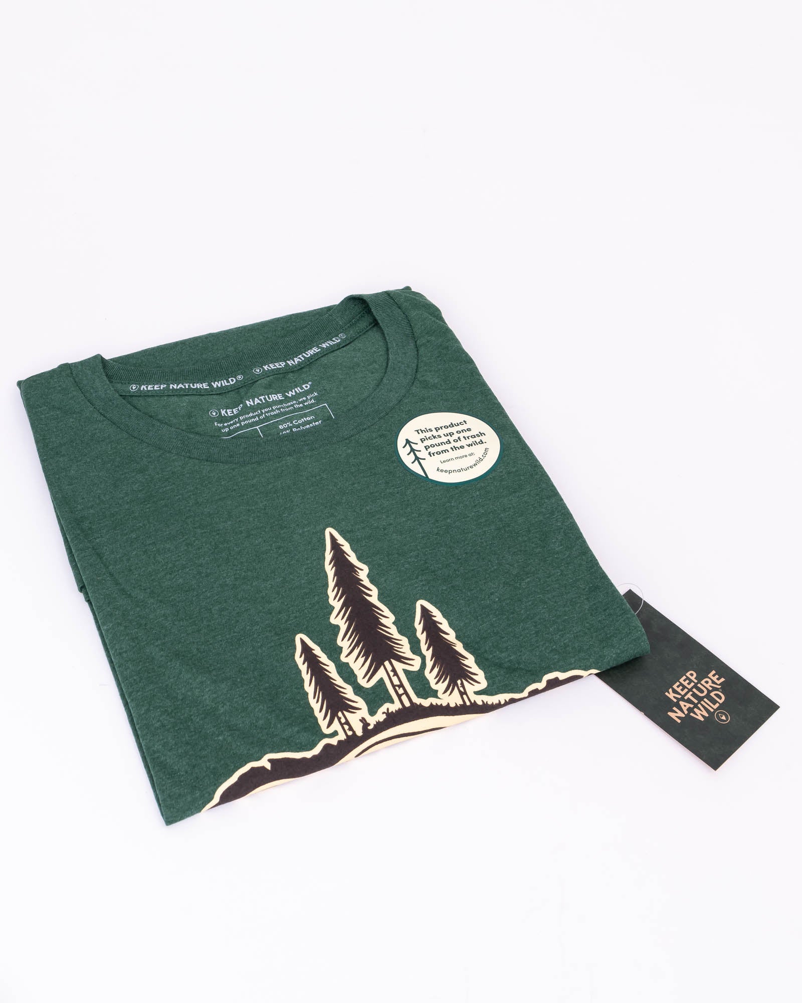 Bear Tree Unisex Tee | Heather Forest