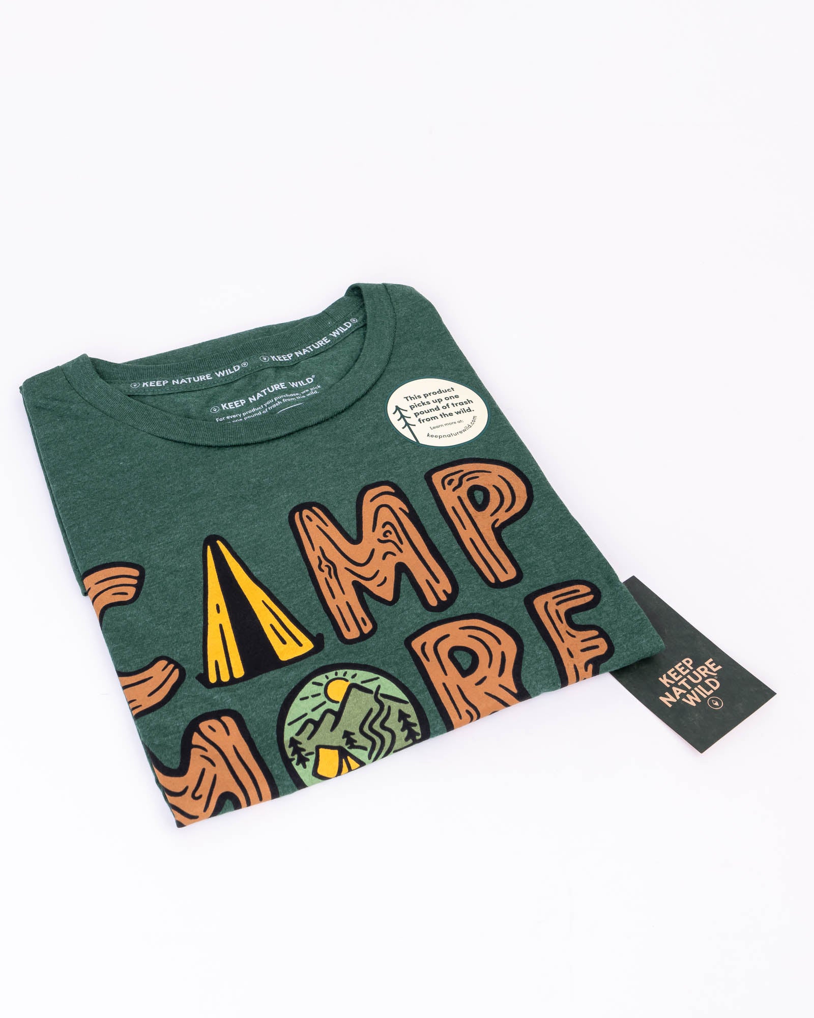 Camp More Unisex Tee | Heather Forest