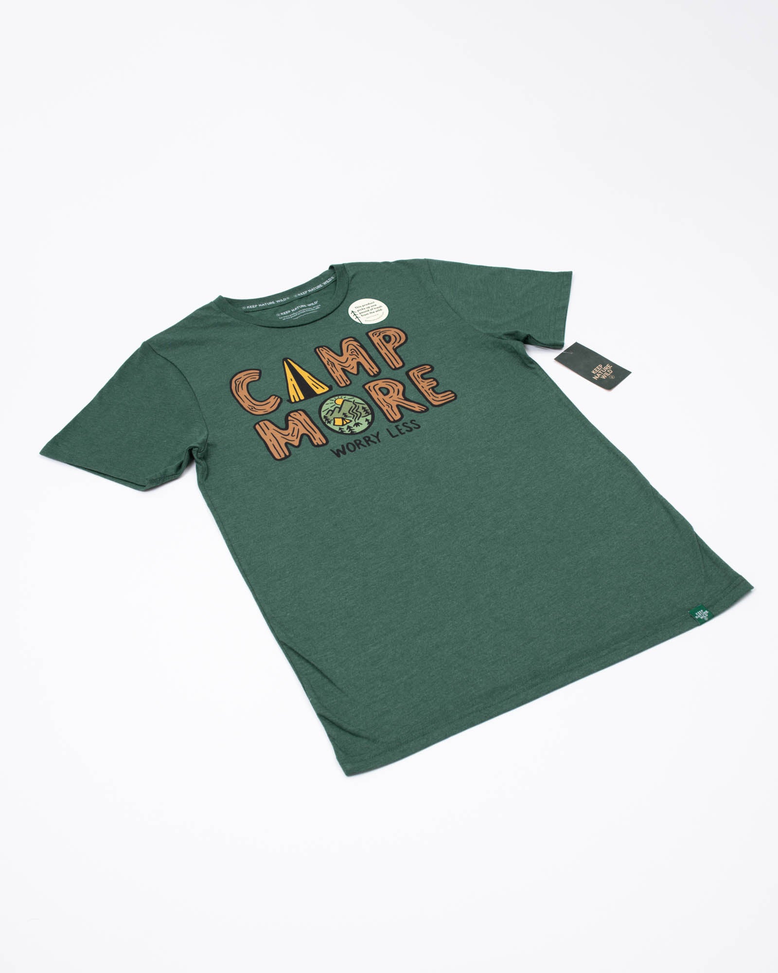 Camp More Unisex Tee | Heather Forest