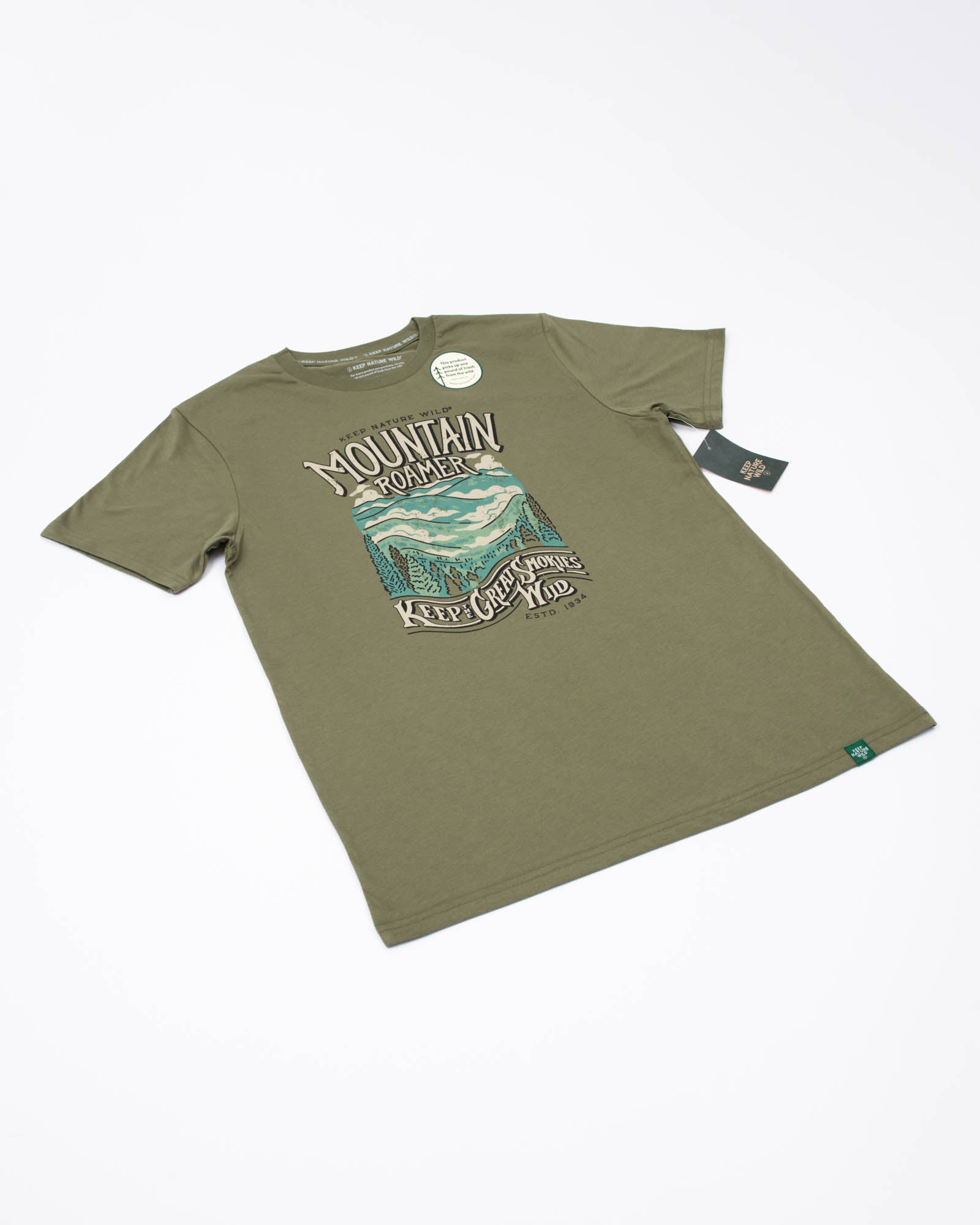 Mountain Roamer Unisex Tee | Olive