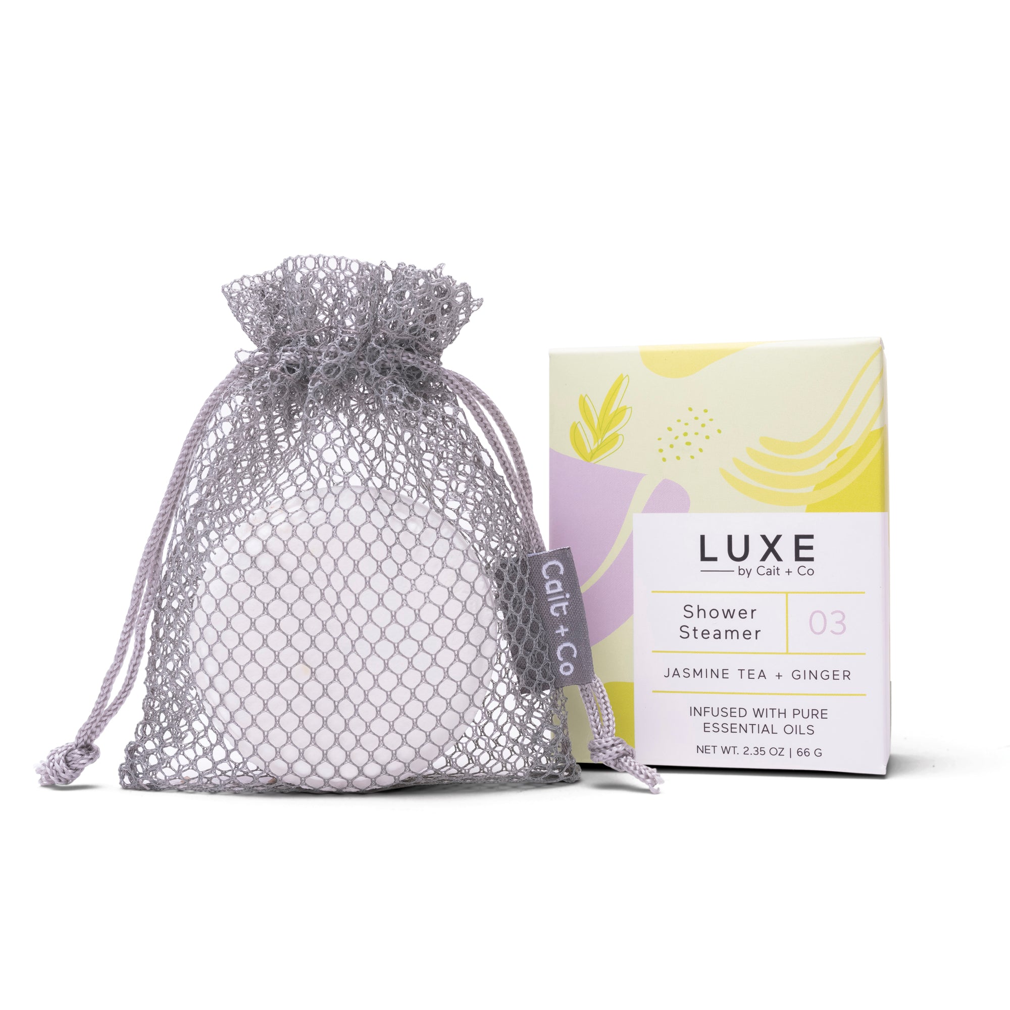 Luxe Aromatherapy Shower Steamer Display with fill