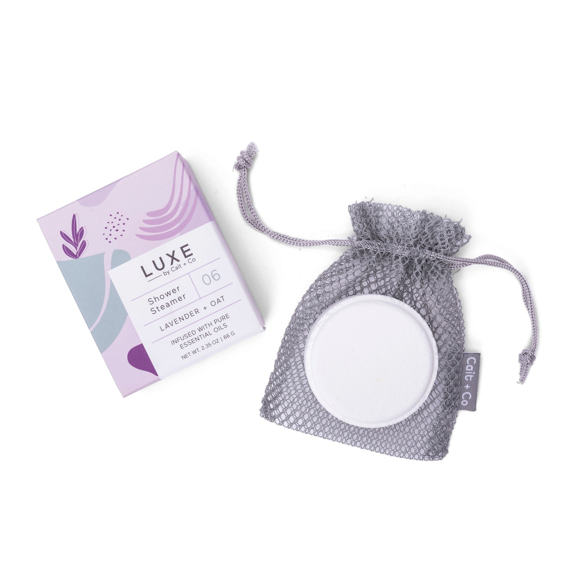 Luxe Aromatherapy Shower Steamer Display with fill