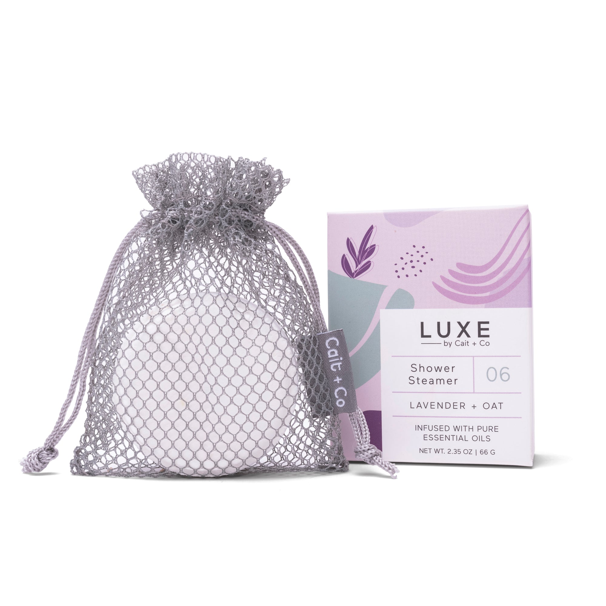 Luxe Aromatherapy Shower Steamer Display with fill