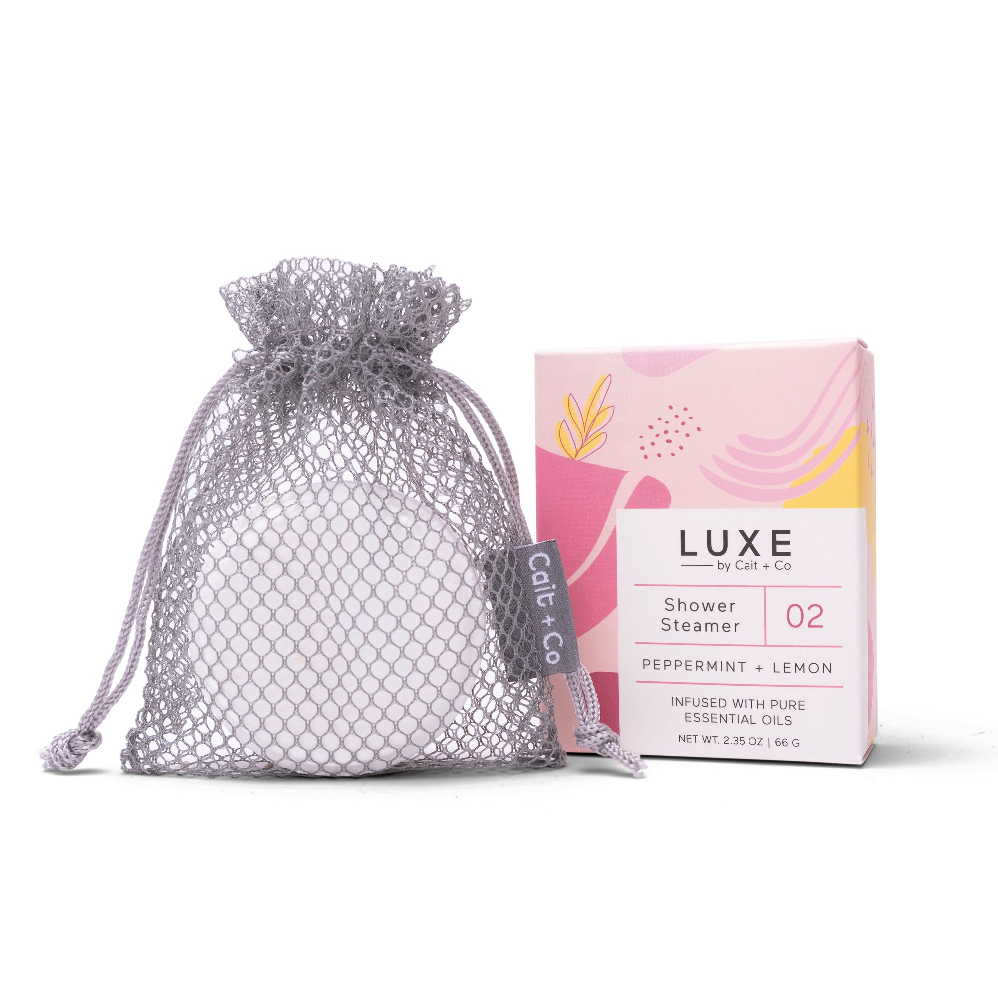 Luxe Aromatherapy Shower Steamer Display with fill