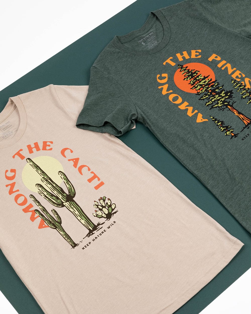 Keep It Wild Tee Among the Cacti Unisex Tee | Heather Tan