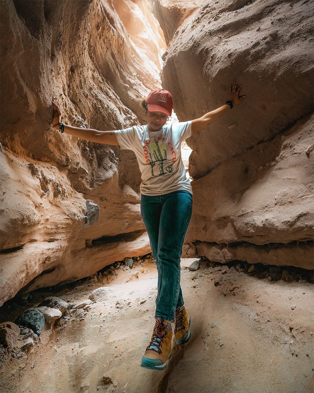 Keep It Wild Tee Among the Cacti Unisex Tee | Heather Tan