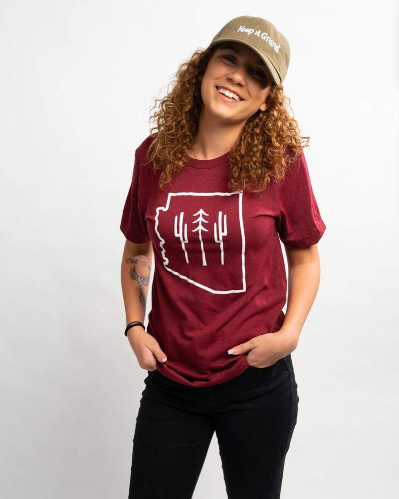 Arizona Wilderness Unisex Tee | Ember Red - Keep Nature Wild