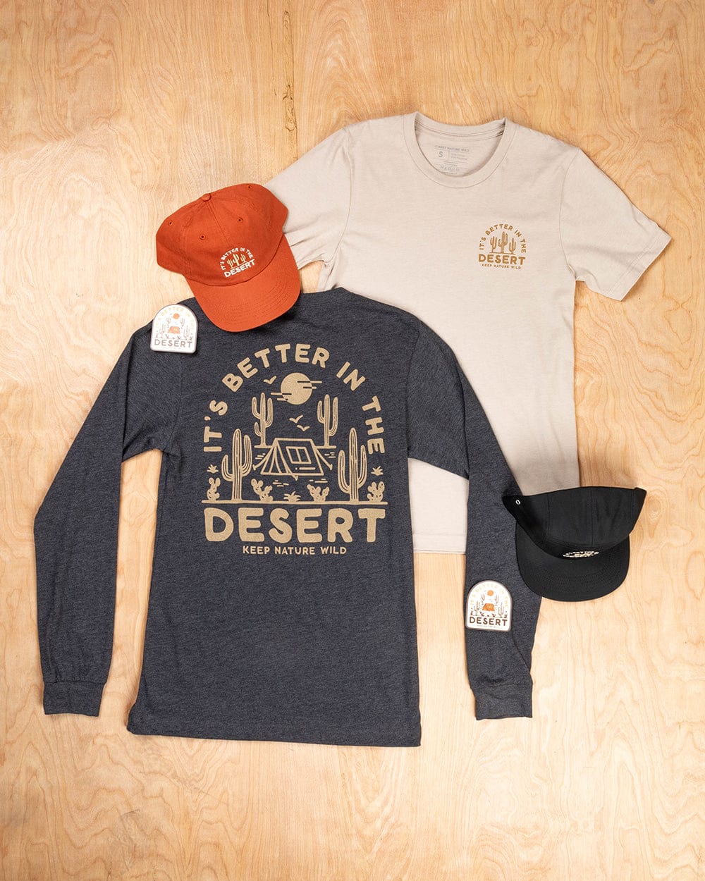 Keep It Wild Tee Better in the Desert Unisex Longsleeve | Heather Dark Grey