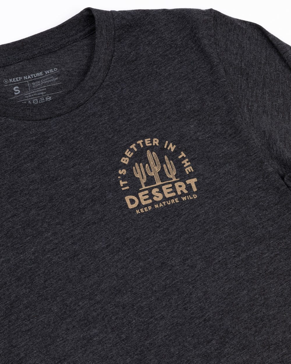 Keep It Wild Tee Better in the Desert Unisex Longsleeve | Heather Dark Grey