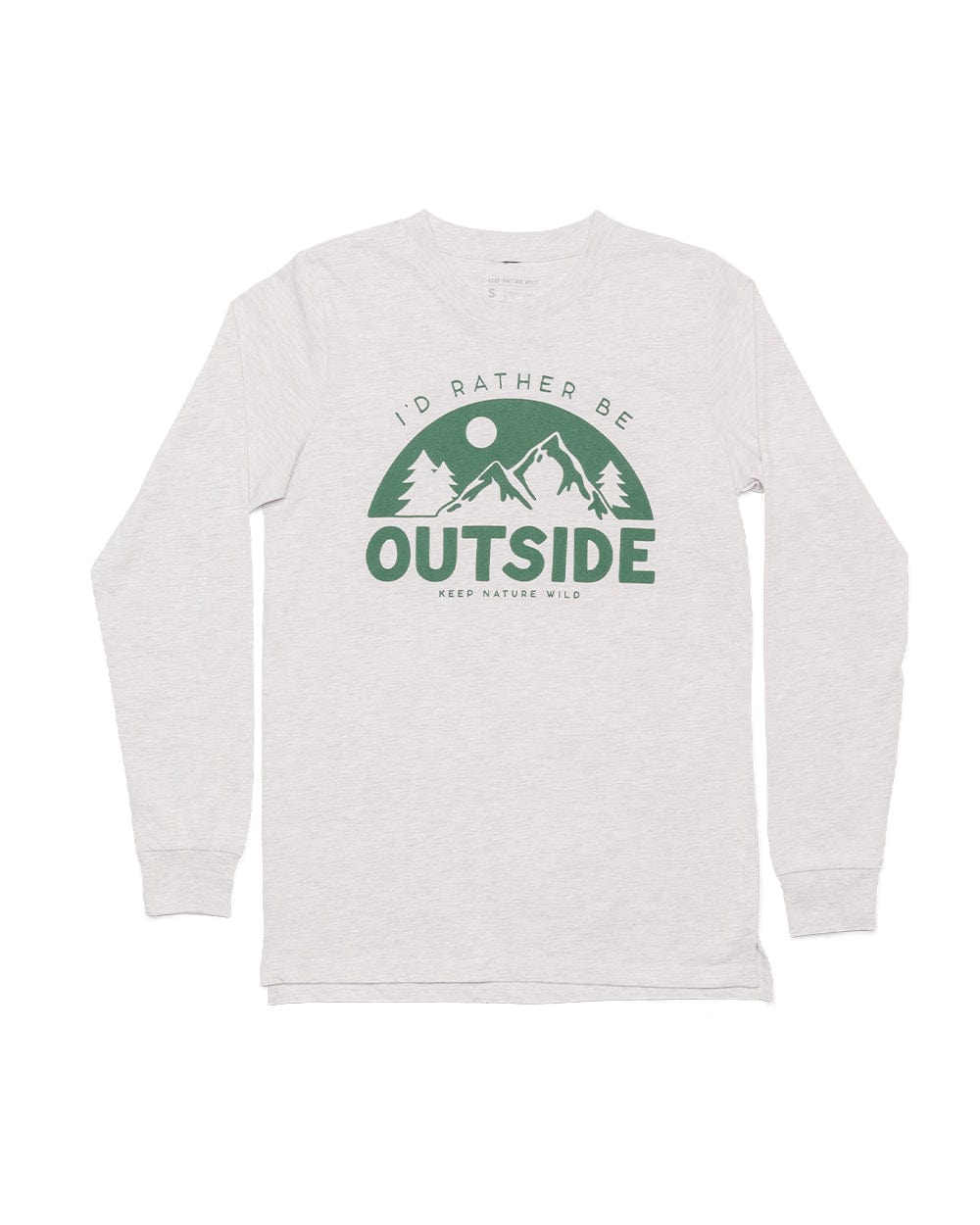 Keep Nature Wild Long Sleeve Be Outside Unisex Long Sleeve | Ash