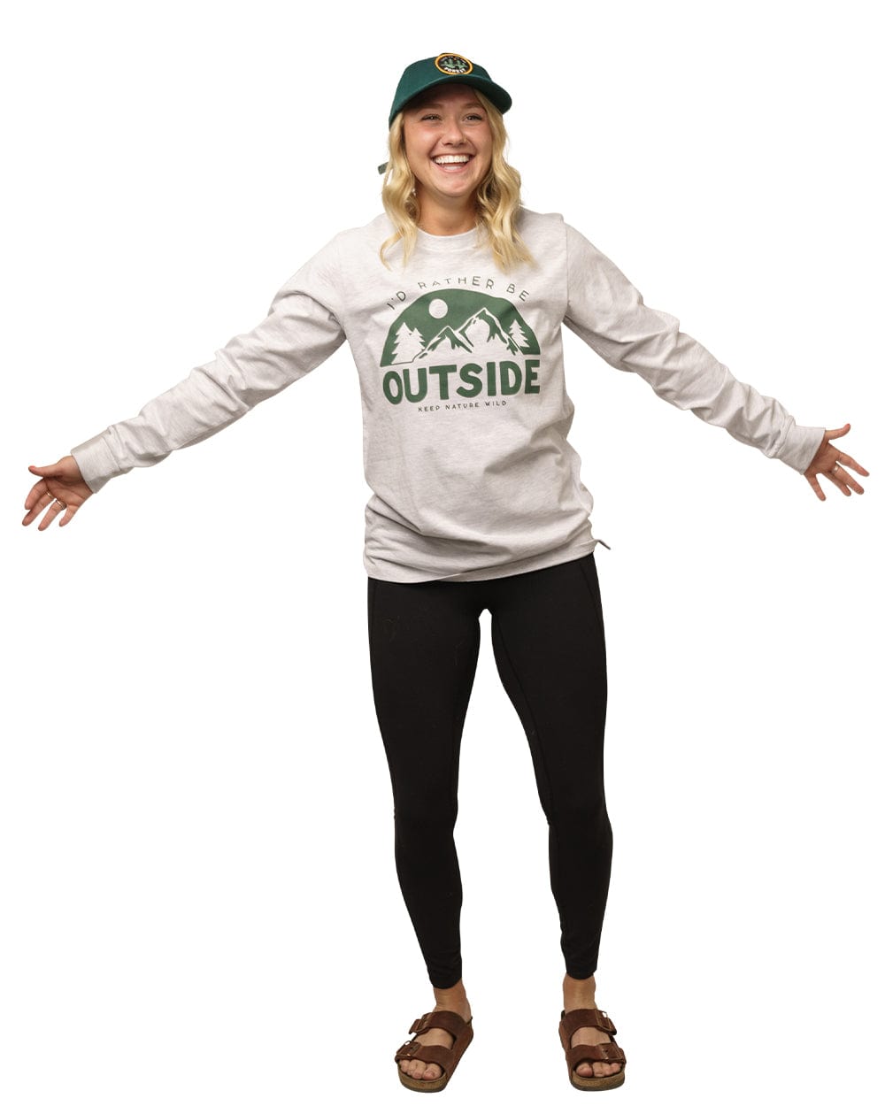 Keep Nature Wild Long Sleeve Be Outside Unisex Long Sleeve | Ash