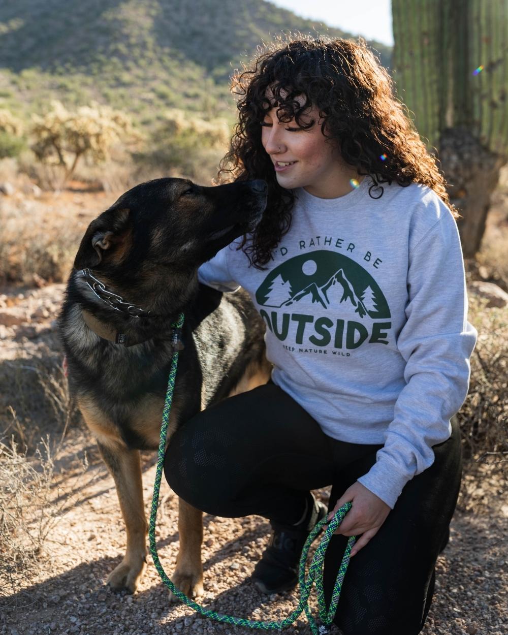 Keep Nature Wild Outerwear Be Outside Unisex Pullover | Heather Gray