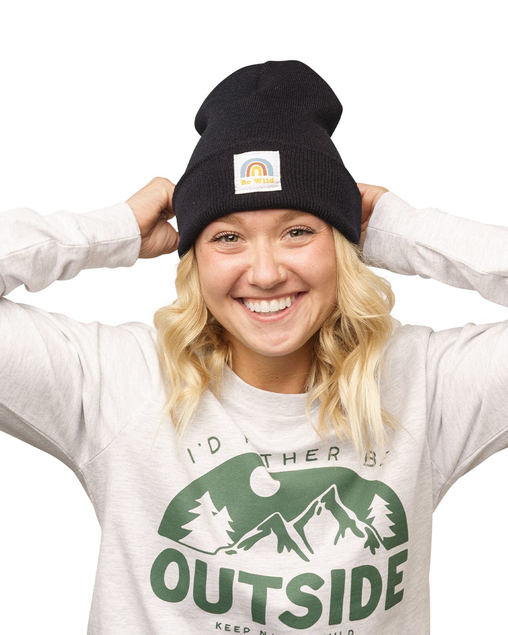 Keep Nature Wild Beanie Be Wild Cuffed Beanie | Black