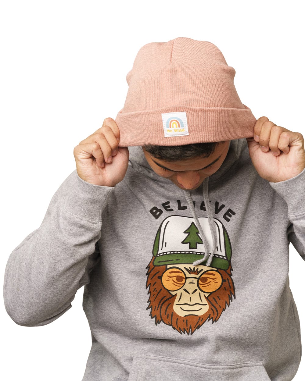 Keep Nature Wild Beanie Be Wild Cuffed Beanie | Rose