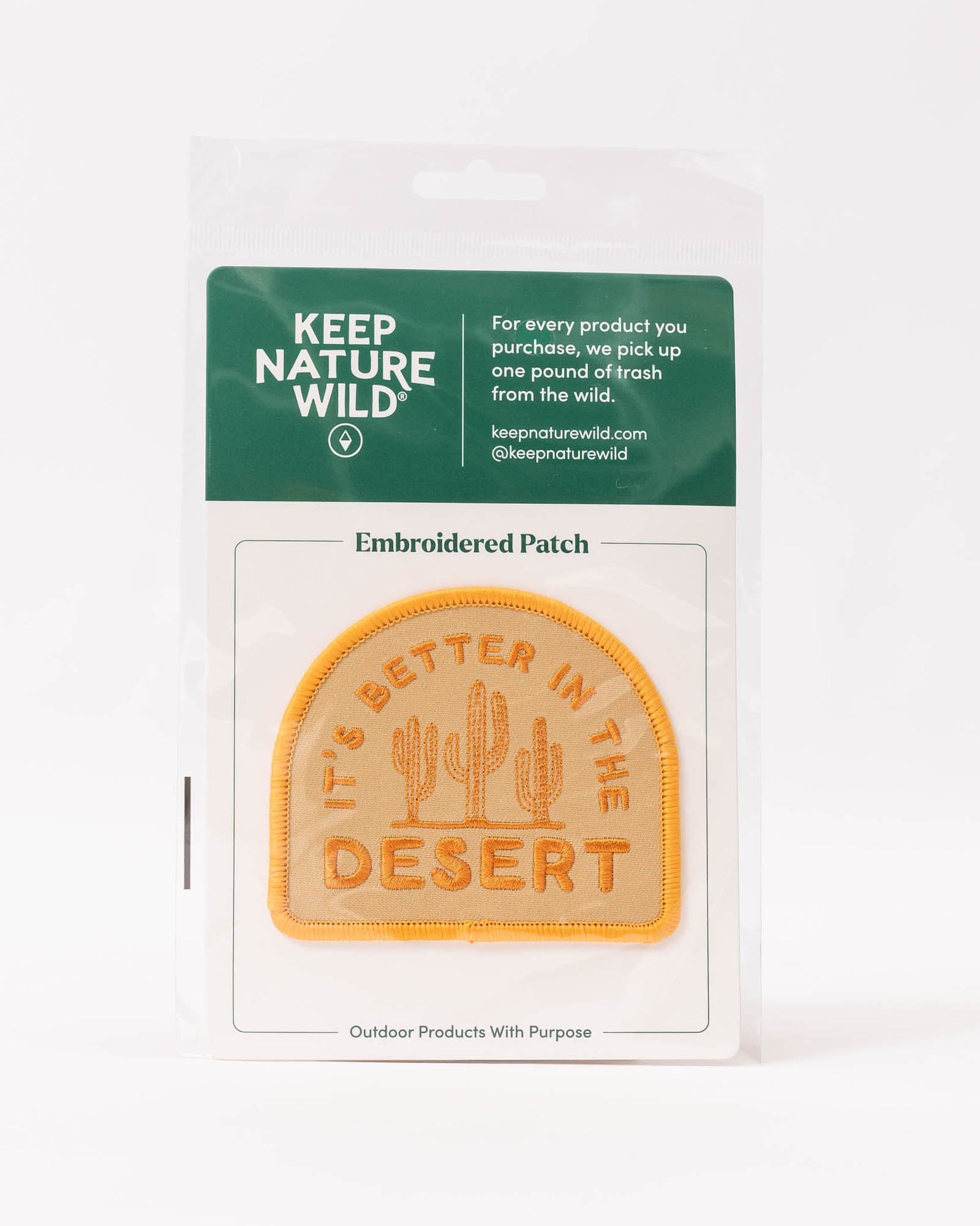 Keep Nature Wild Patch Better in the Desert | Patch