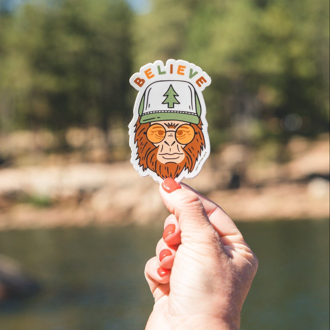 Keep Nature Wild Sticker Clyde the Sasquatch | Sticker