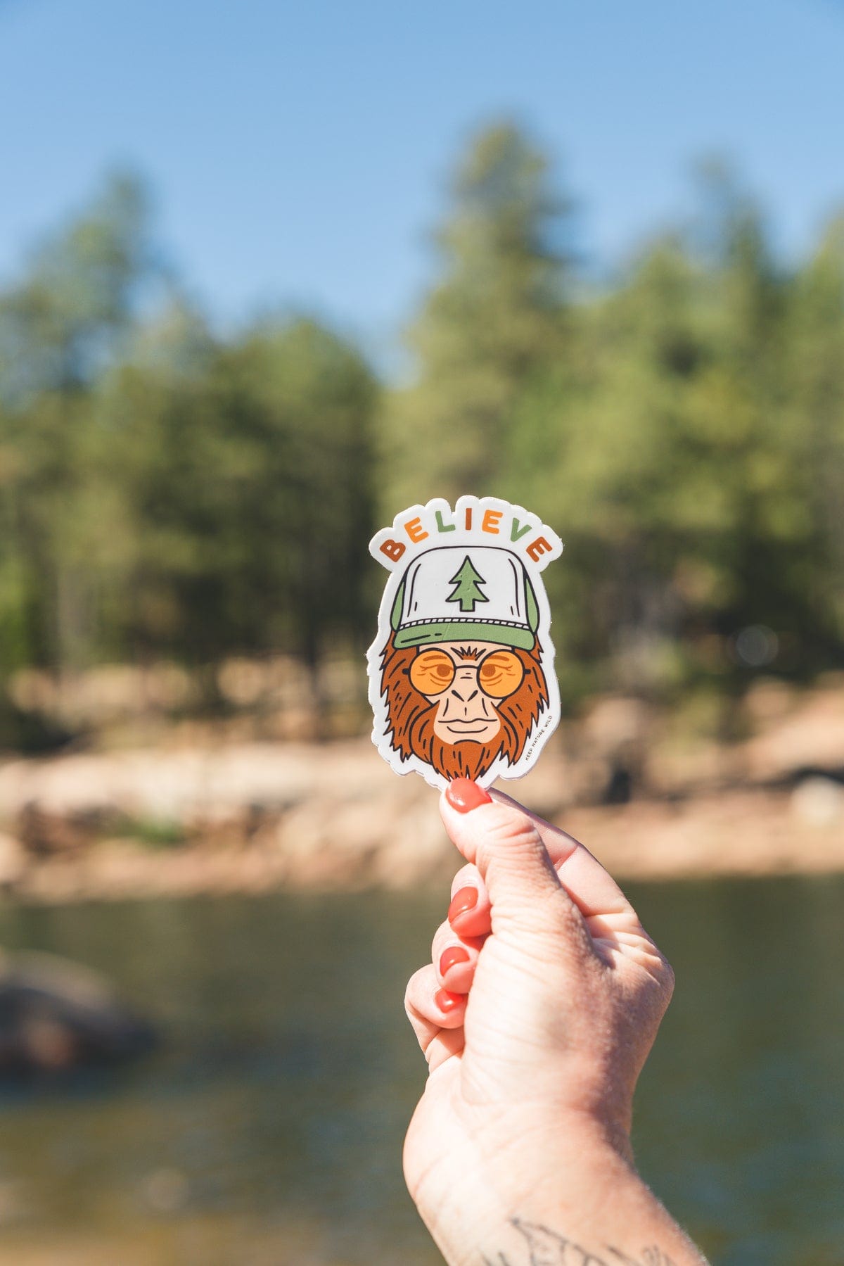 Keep Nature Wild Sticker Clyde the Sasquatch | Sticker