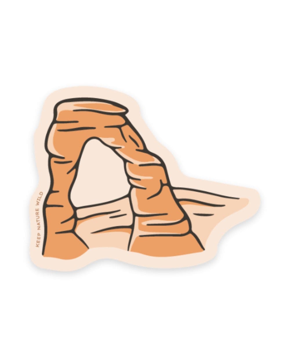 Keep Nature Wild Sticker Delicate Arch | Sticker