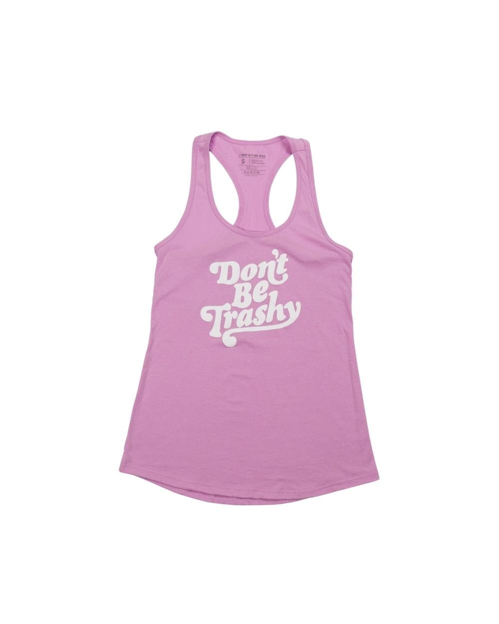 Keep Nature Wild Tank Don't Be Trashy Women's Racerback Tank | Lilac