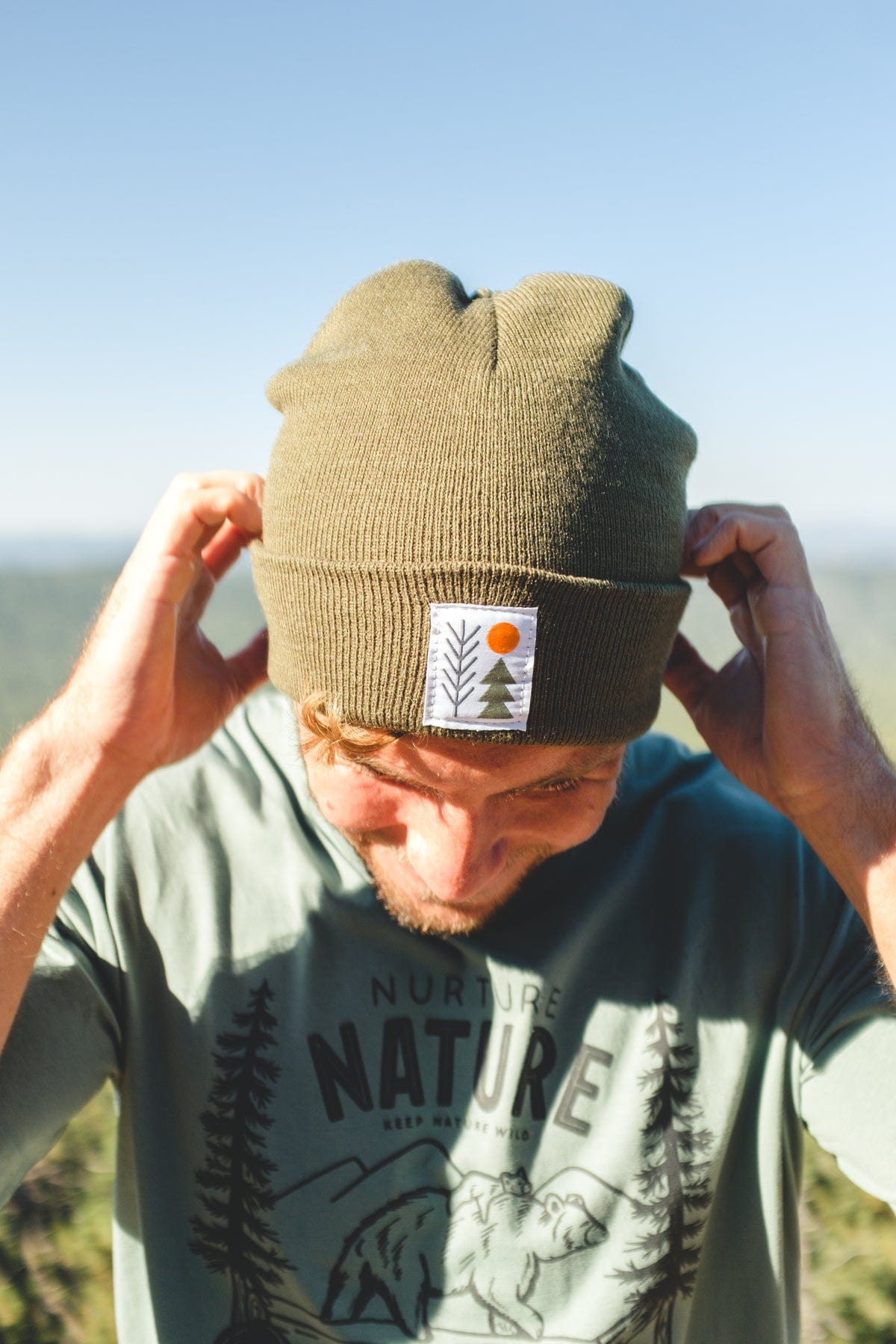 Keep Nature Wild Beanie Evergreen Cuffed Beanie | Olive