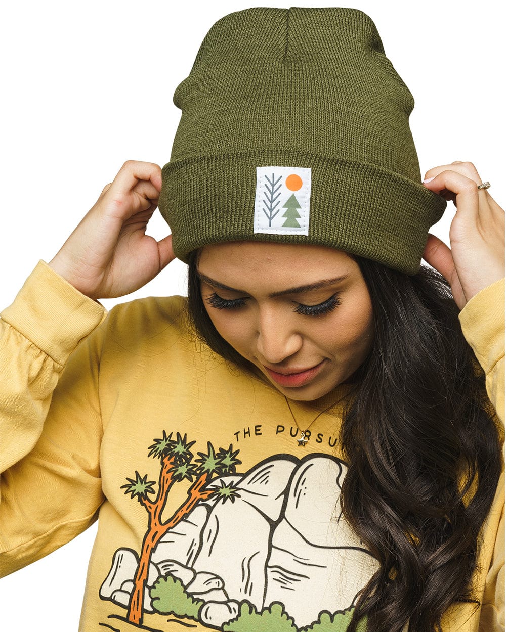 Keep Nature Wild Beanie Evergreen Cuffed Beanie | Olive