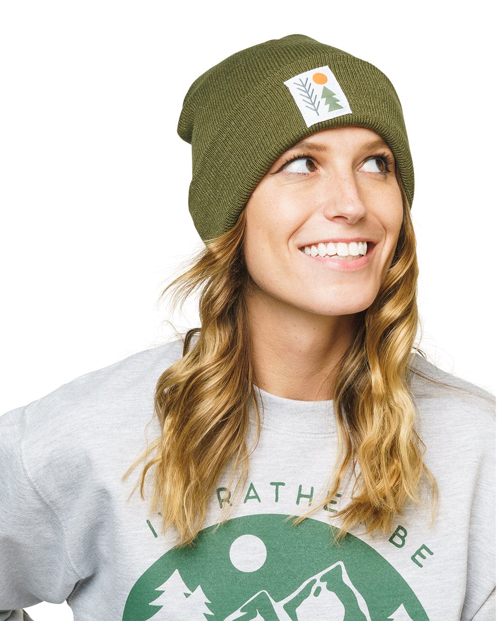 Keep Nature Wild Beanie Evergreen Cuffed Beanie | Olive