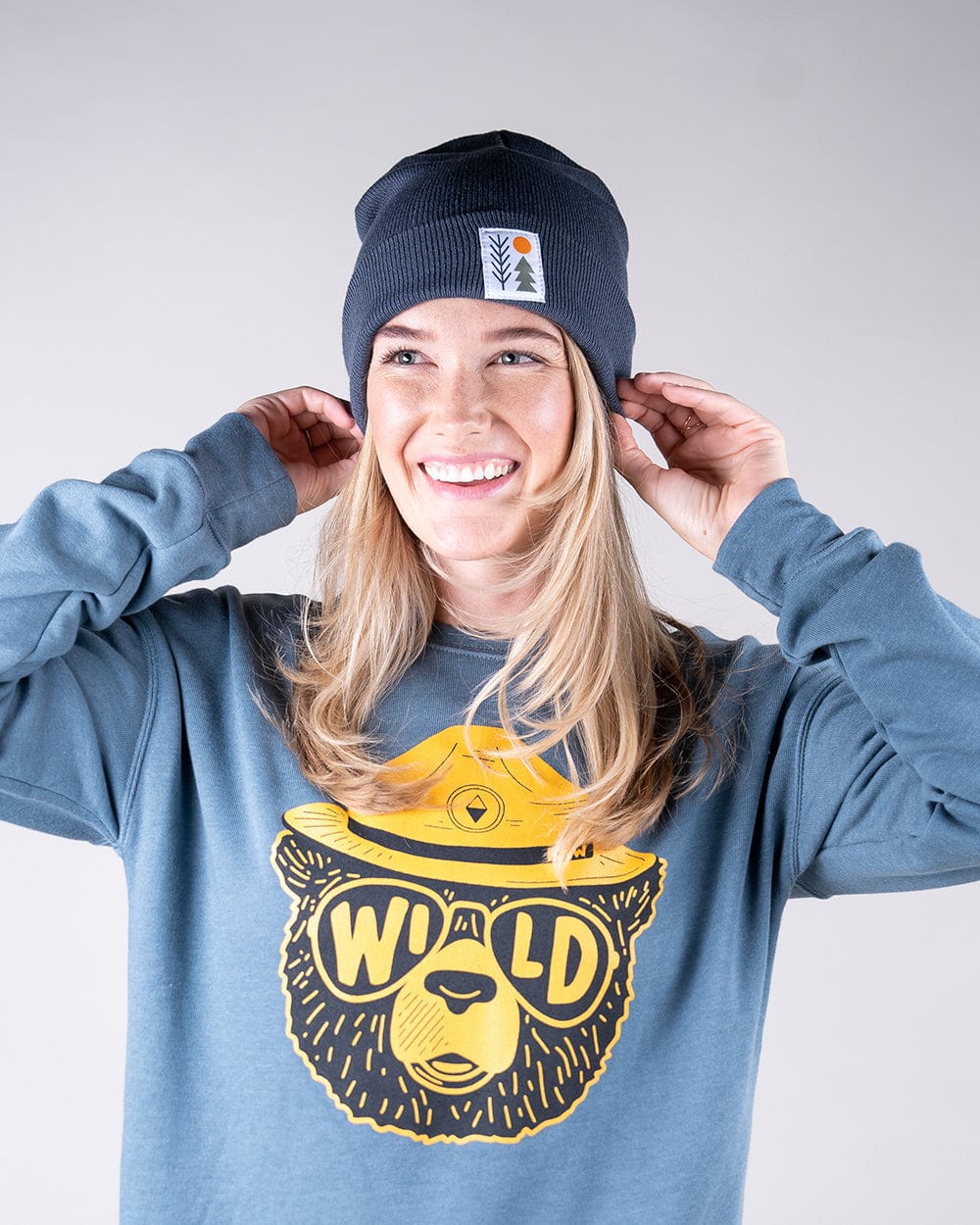 Keep Nature Wild Beanie Evergreen Cuffed Beanie | Slate