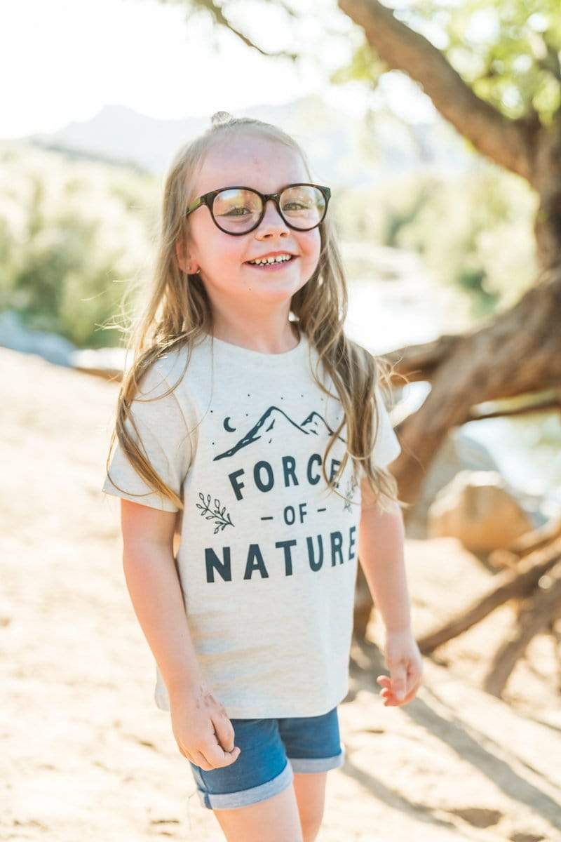 Force of Nature Toddler Tee | Natural Heather - Keep Nature Wild