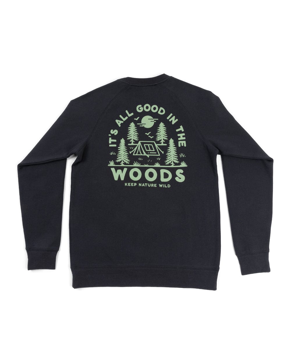 Keep Nature Wild Outerwear Good in the Woods Unisex Pullover | Coal