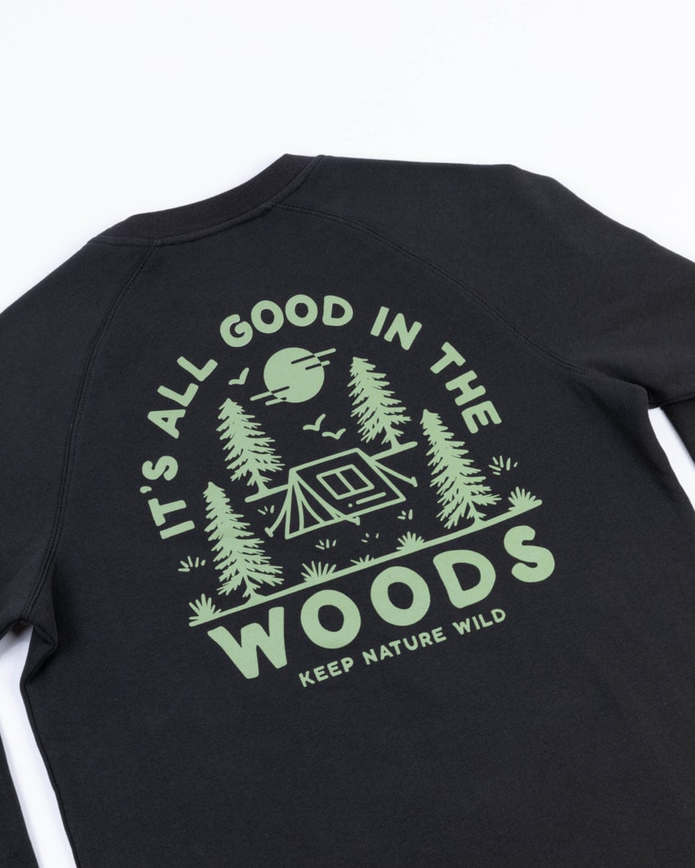 Keep Nature Wild Outerwear Good in the Woods Unisex Pullover | Coal