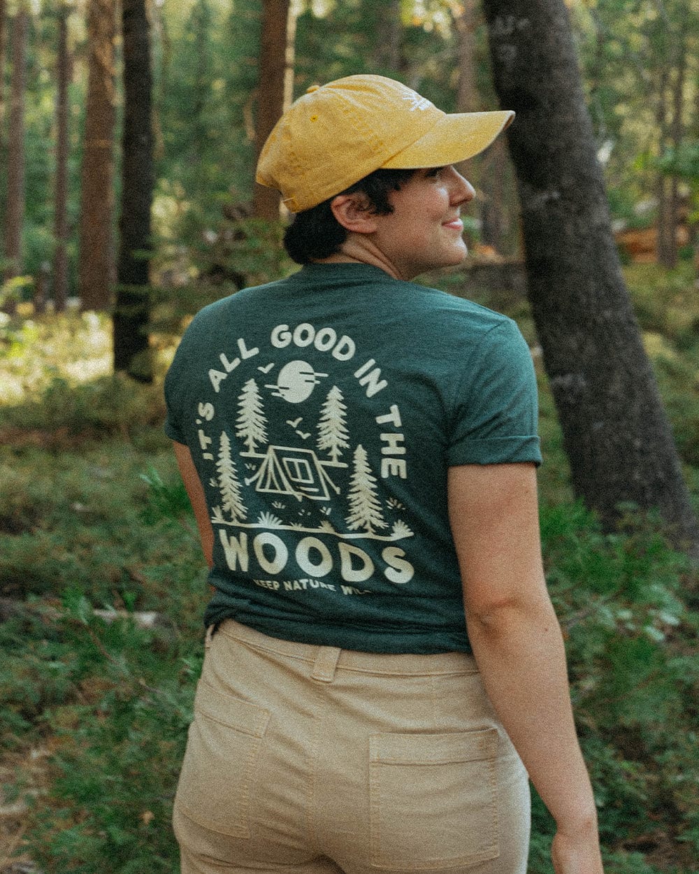 Keep Nature Wild Tee Good in the Woods Unisex Tee | Forest