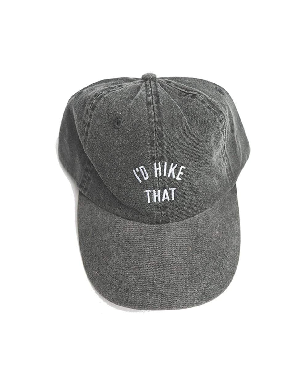 I'd Hike That Dad Hat | Charcoal Gray - Keep Nature Wild