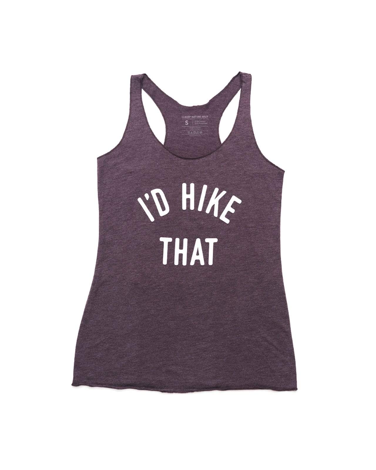 I'd Hike That Racerback Tank | Amethyst - Keep Nature Wild