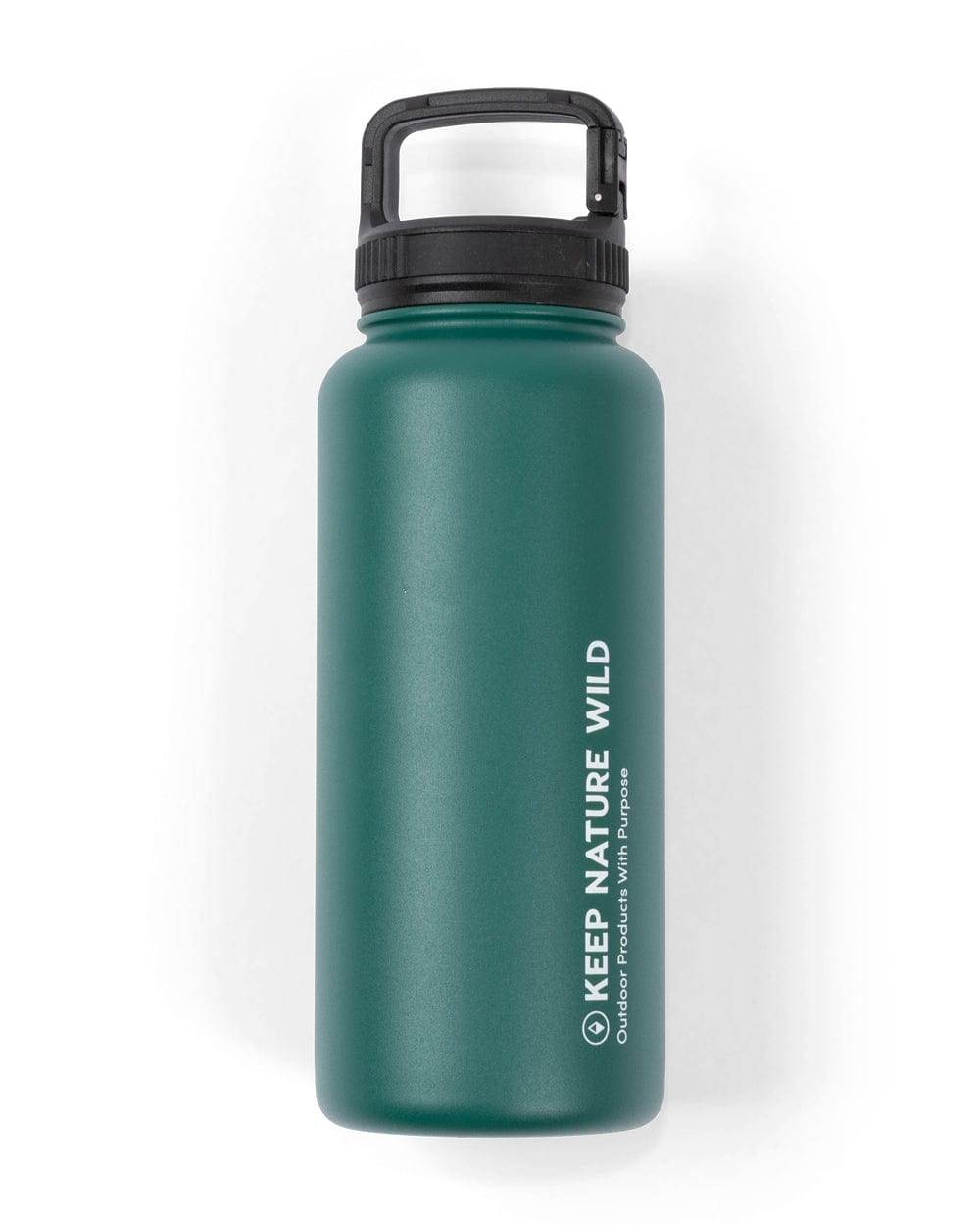 Keep Nature Wild Reusables Insulated 32oz Water Bottle with Handle Clip | Forest