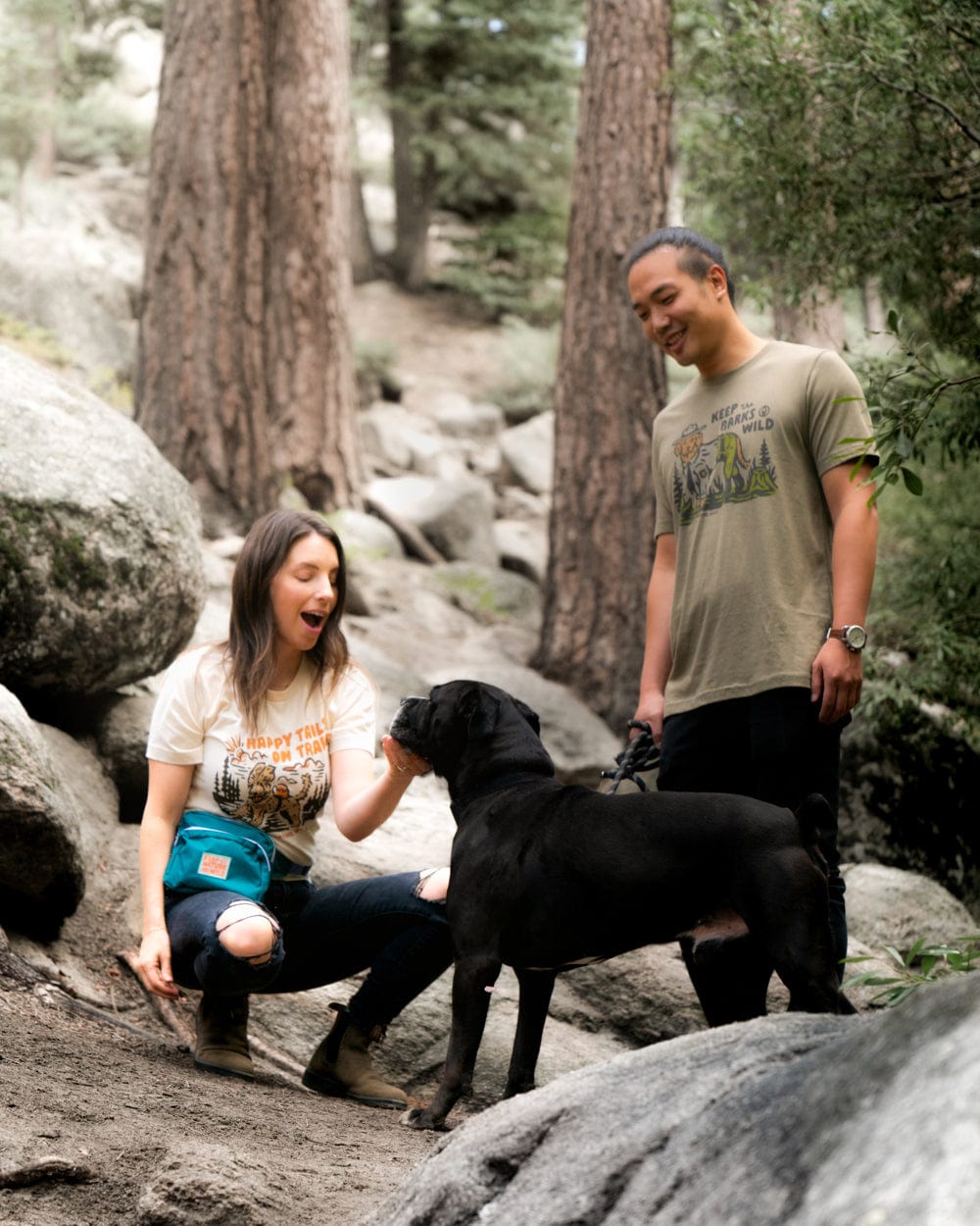 Keep Nature Wild Tee Keep the Barks Wild Unisex Tee | Olive