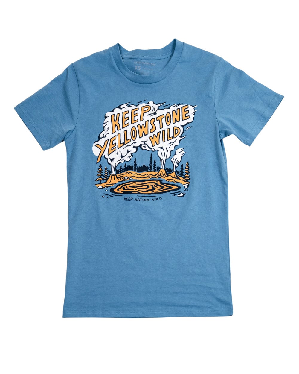 Keep Nature Wild Tee Keep Yellowstone Wild Unisex Tee | Slate Blue